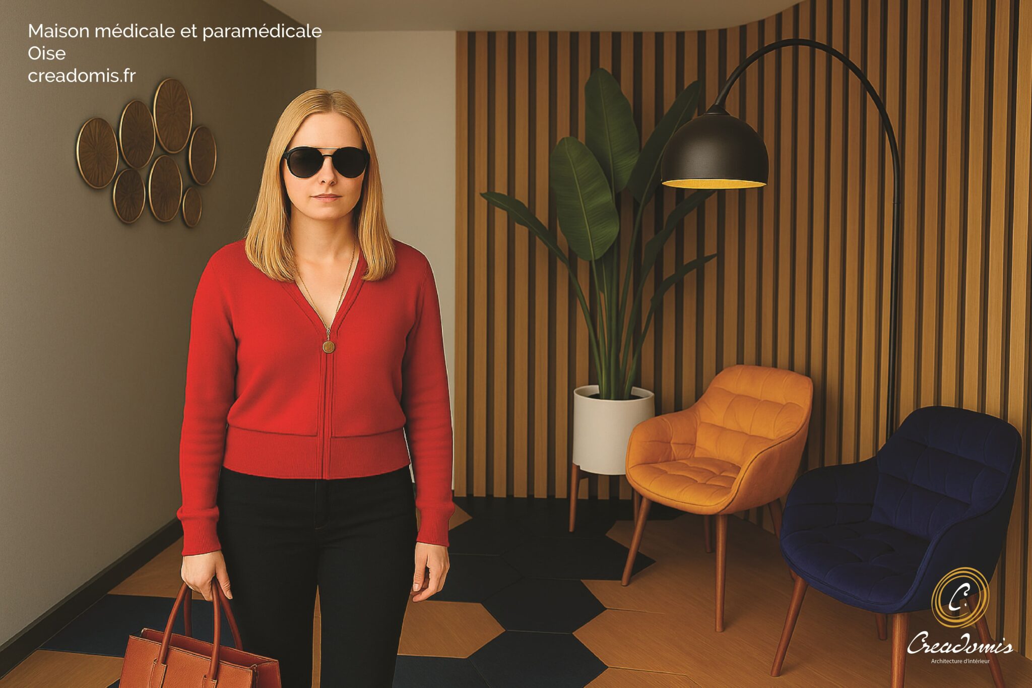 Creadomis - Création ERP Maison médicale - Salle d'attente - Oise - Chevrières - Insertion IA 02 compressée