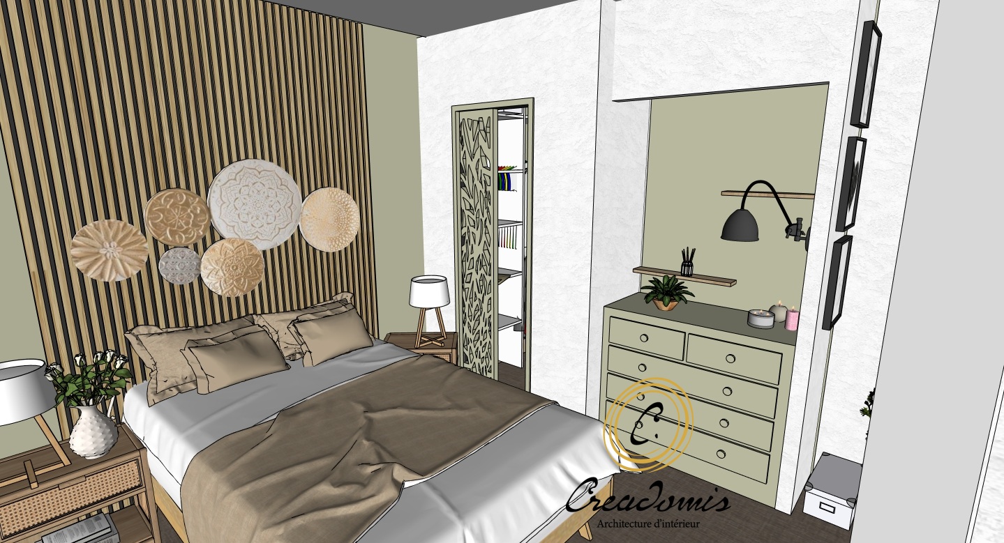 Creadomis - Aménagement P Eau dans Chambre - Oise - Vue 02